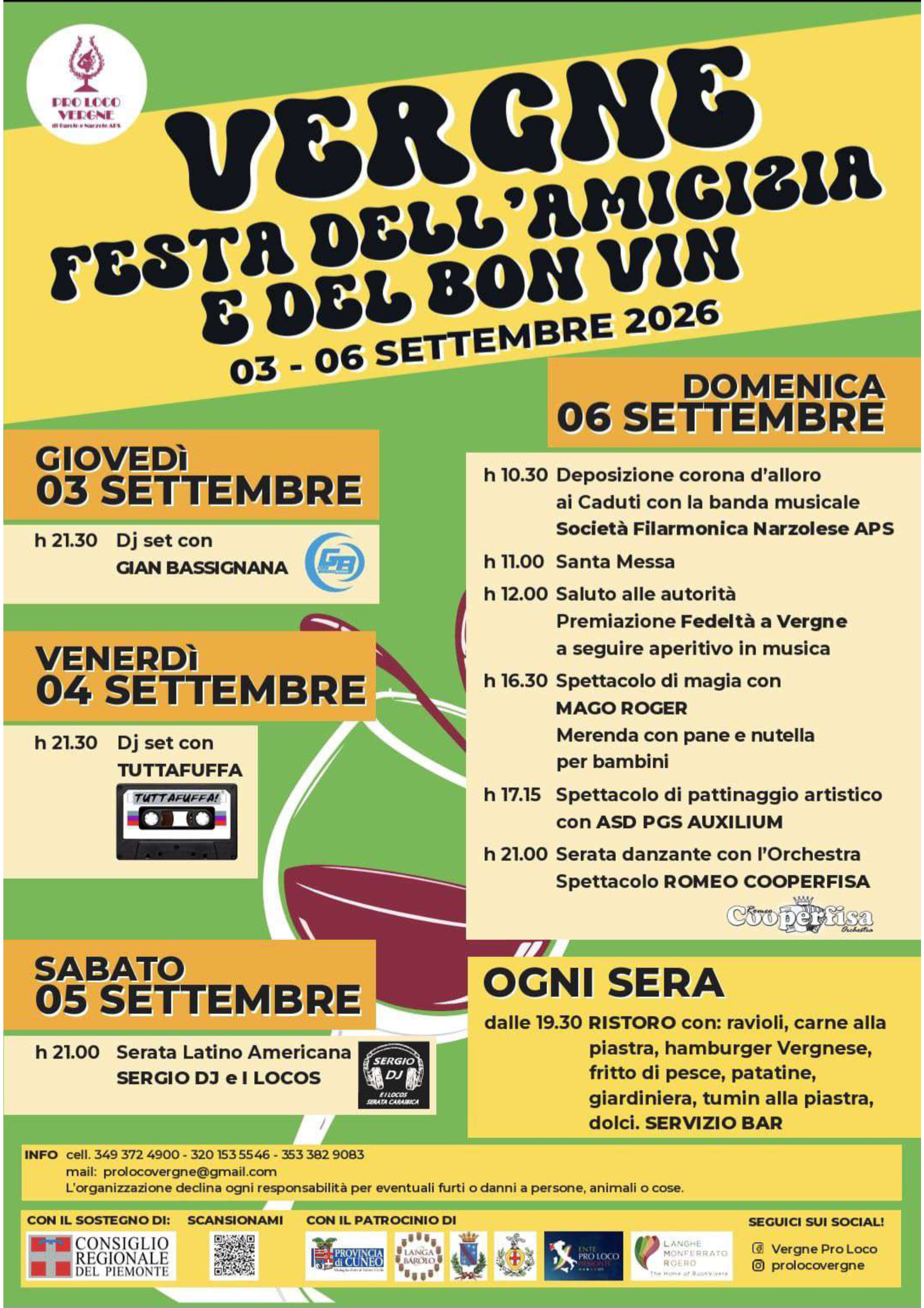 Festa dell'Amicizia e del Bon Vin
